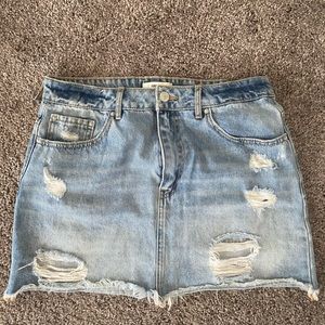 Denim Mini Skirt